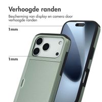 imoshion Backcover met pasjeshouder Apple iPhone 17 Pro - Groen