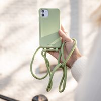 imoshion Color Backcover met afneembaar koord iPhone 12 (Pro) - Groen