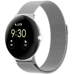 imoshion Milanees magnetisch bandje Google Pixel Watch 3 / 4 (45 mm) - Zilver