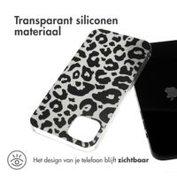 imoshion Design hoesje iPhone 15 Plus - Leopard Transparent