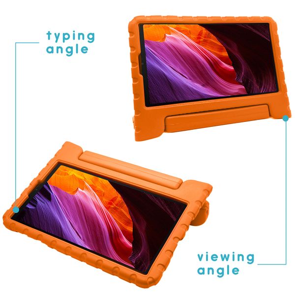 imoshion Kidsproof Backcover met handvat Galaxy Tab A7 Lite - Oranje