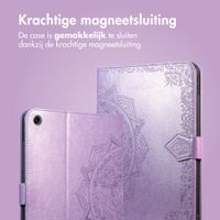 imoshion Mandala Bookcase Samsung Galaxy Tab A11 Plus - Lila
