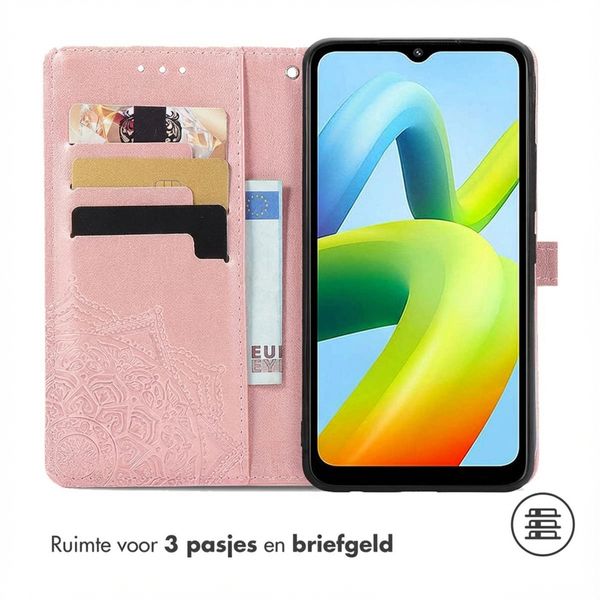 imoshion Mandala Bookcase Xiaomi Redmi A1 / A2 - Rosé Goud