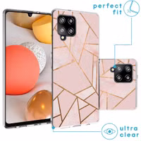 imoshion Design hoesje Samsung Galaxy A42 - Pink Graphic