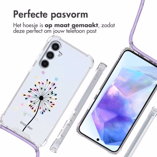 imoshion Design hoesje met koord Samsung Galaxy A55 - Sandstone Dandelion