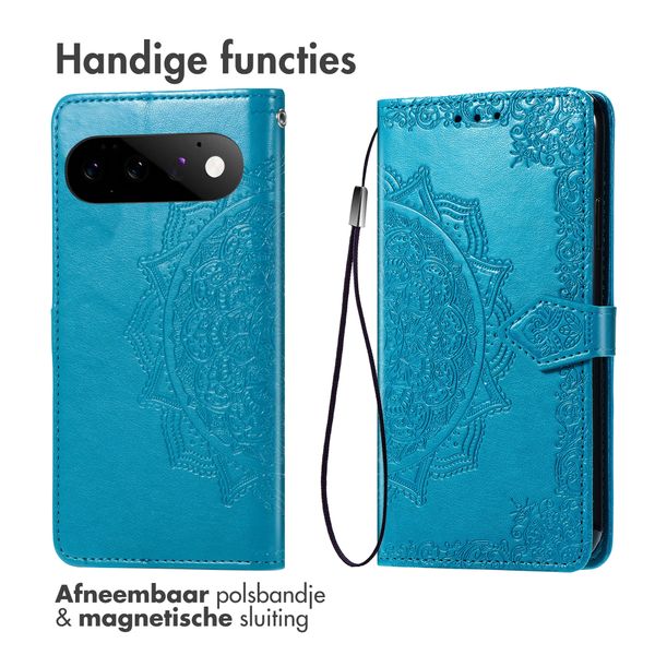 imoshion Mandala Bookcase Google Pixel 11 Pro - Turquoise