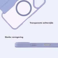 imoshion Transparante Bookcase met MagSafe Apple iPhone 17 - Lila