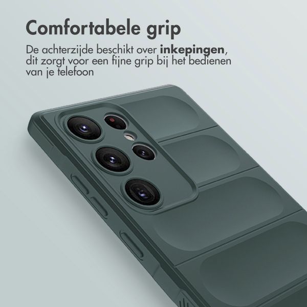 imoshion EasyGrip Backcover Samsung Galaxy S23 Ultra - Donkergroen