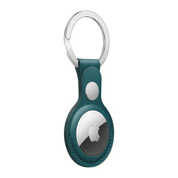 Apple Leather Key Ring Apple AirTag - Forest Green