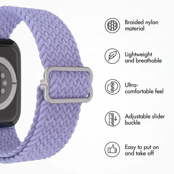 imoshion Woven nylon strap Apple Watch | 38/40/41/42 mm - Lilac