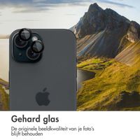 imoshion 2 Pack Camera lens protector Apple iPhone 15 / 15 Plus - Black