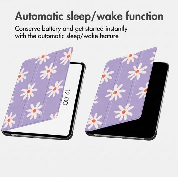 imoshion Design Trifold Case Samsung Galaxy Tab S11 - Flowers Distance