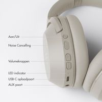 Selencia Urban Play Draadloze Koptelefoon - Active Noise Cancelling (ANC) - Met Opbergcase - Melody Mist
