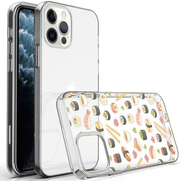 imoshion Design hoesje iPhone 12 (Pro) - Sushi - Multicolor