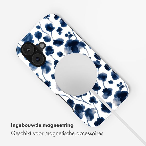 Selencia Vivid Backcover met MagSafe Apple iPhone 17 - Midnight Blossom