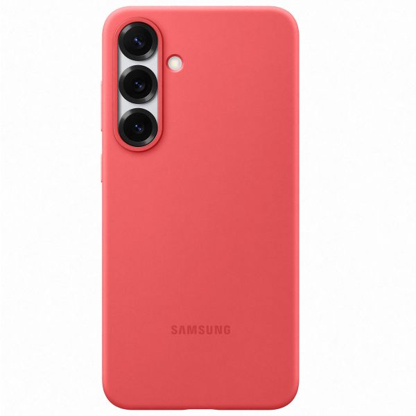 Samsung Originele Silicone Backcover Samsung Galaxy S25 Plus - Rood