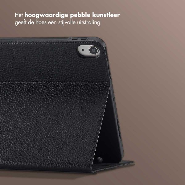 Selencia Riva Bookcase Apple iPad Air 11 inch (2025) M3 / (2024) M2 / Air 5 (2022) / Air 4 (2020) - Zwart