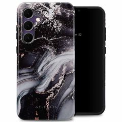 Selencia Vivid Backcover Samsung Galaxy S24 FE - Chic Marble Black