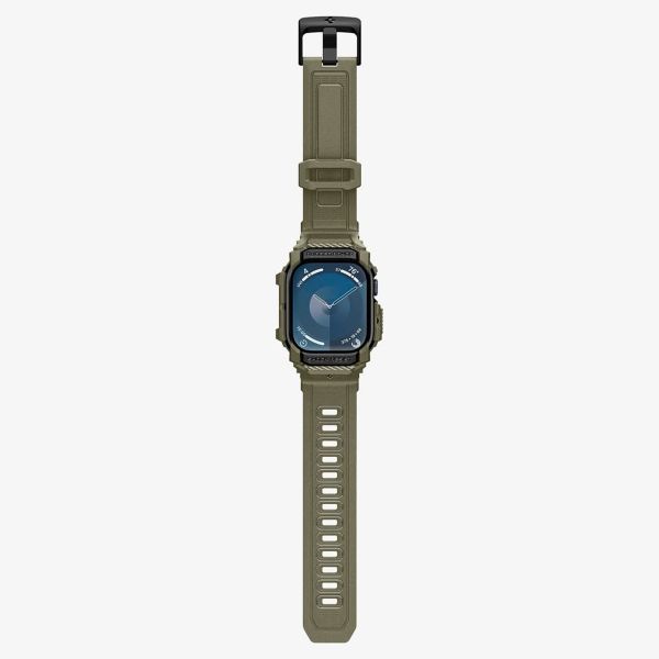 Spigen Rugged Armor™ Pro Case Apple Watch Series 10 / 11 - 46 mm - Vintage Khaki