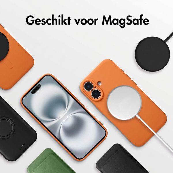 imoshion Color Backcover met MagSafe Apple iPhone 16 - Oranje
