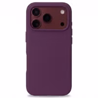 Accezz Liquid Silicone Backcover met MagSafe Apple iPhone 18 Pro / 17 Pro - Dark Cherry