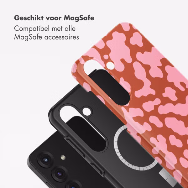 Selencia Vivid Backcover met MagSafe Samsung Galaxy S25 - Moo’d Blush Pink