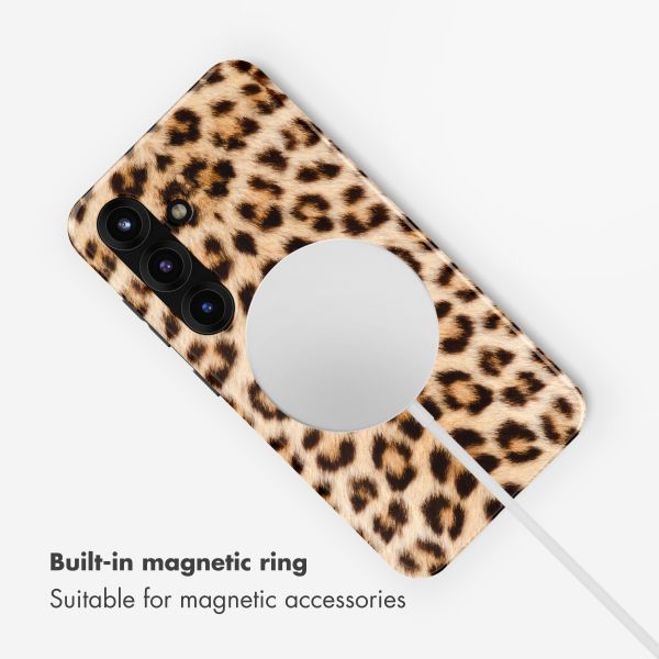 Selencia Vivid Backcover met MagSafe Samsung Galaxy S25 - Wild Leo