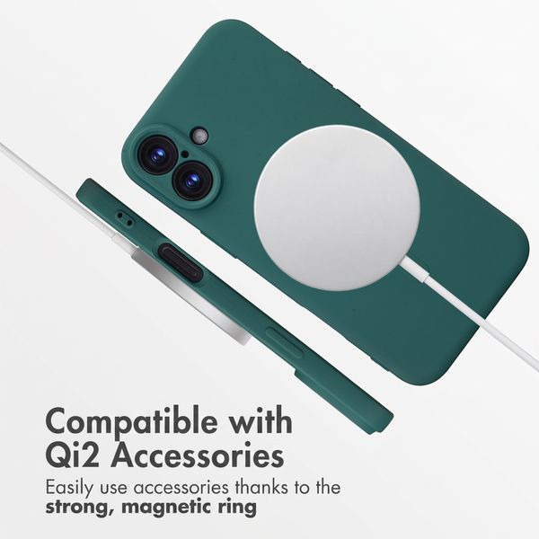 imoshion Colour Case with MagSafe Apple iPhone 16 Plus - Dark Green