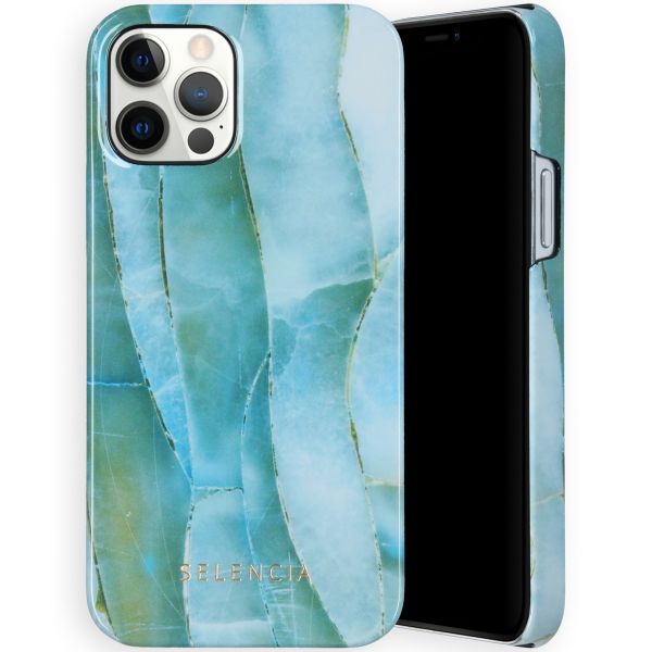 Selencia Maya Fashion Backcover iPhone 12 (Pro) - Agate Blue