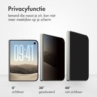 Accezz Gehard Glas Privacy Screenprotector Apple iPhone Duo