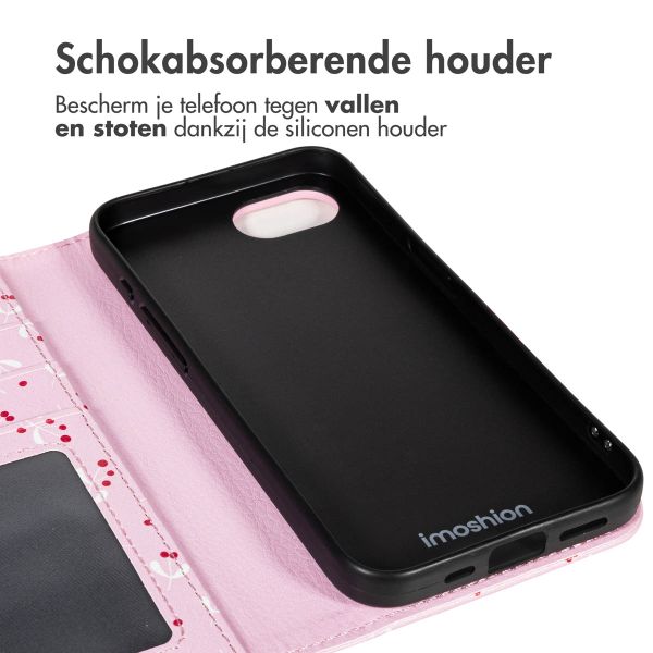 imoshion Design Bookcase Apple iPhone 16e - Blush Berries