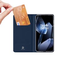 Dux Ducis Slim Softcase Bookcase OnePlus 13 - Donkerblauw