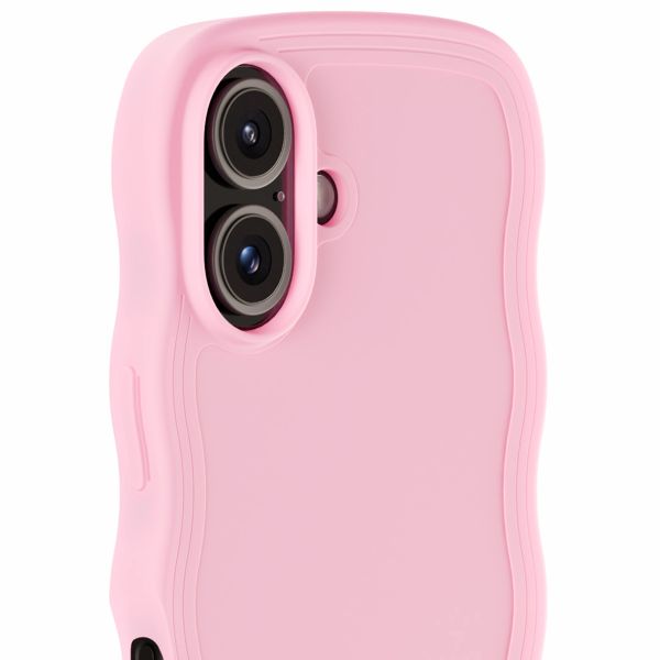 Holdit Wavy Case Apple iPhone 16 - Pink