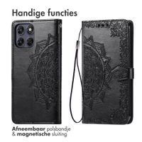 imoshion Mandala Bookcase Motorola Moto G77 - Zwart