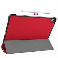 imoshion Trifold Bookcase Apple iPad Air 11 inch (2026) M4 / (2025) M3 / (2024) M2 / Air 5 (2022) / Air 4 (2020) - Rood