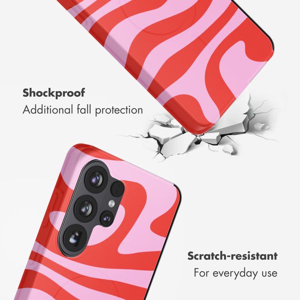 Selencia Vivid Back Cover Samsung Galaxy S26 Ultra - Dream Swirl Pink