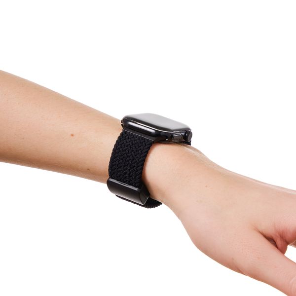 iDeal of Sweden Soft Braid Watch Band Apple Watch | 44/45/46/49 mm - Iconic Black