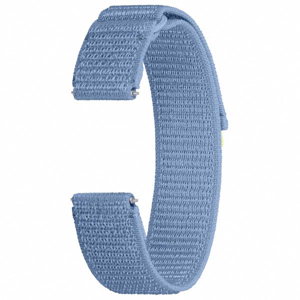 Samsung Originele Feather Fabric Band Wide Samsung Galaxy Watch 4 / 5 / 6 / 7 - 20 mm - M/L - Blauw