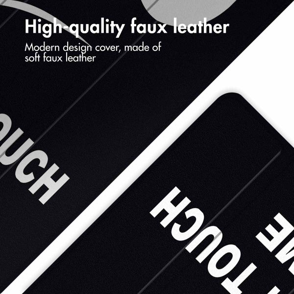 imoshion Design Trifold Case Apple iPad Pro 13 (2025) M5 / (2024) M4 - Don't touch