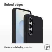 Accezz Liquid Silicone Back Cover with MagSafe Samsung Galaxy S26 - Black