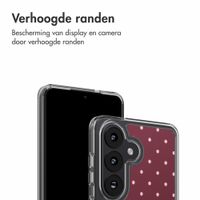 imoshion Design hoesje Samsung Galaxy S27 / S26 - Polka Dot Bordeaux