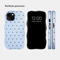 Selencia Vivid Wavy Backcover met MagSafe Apple iPhone 14 / 13 - Happy Dots Digital Sky