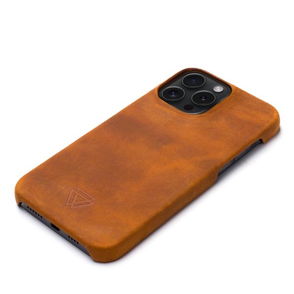 Wachikopa Full Wrap Backcover iPhone 15 Pro - Camel