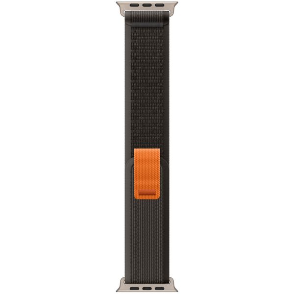 Apple Trail Loop Band Apple Watch Series 1-9 / SE / Ultra (2) - 44/45/49 mm - Maat S/M - Zwart / Grijs