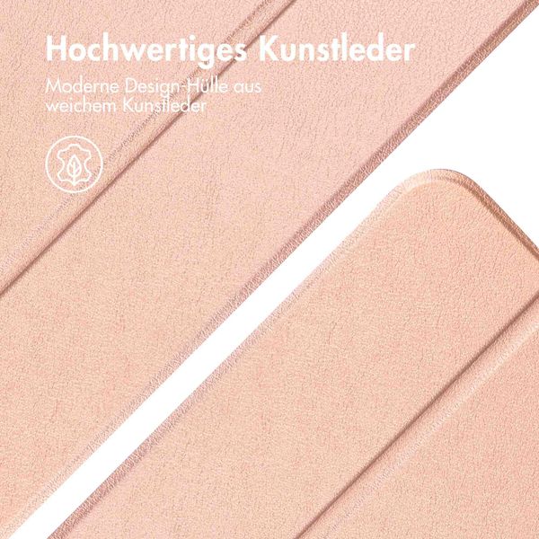 imoshion Trifold Bookcase Samsung Galaxy Tab S8 / S7 - Rosé Goud