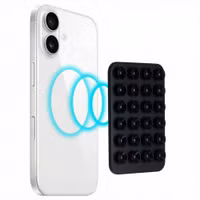 Selencia MagSafe zuignap telefoonhouder - Zwart