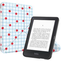 imoshion Design Vouwbare Bookcase Kobo Clara Colour / BW - Cherry Check