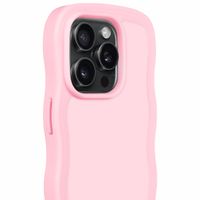 Holdit Wavy Case Apple iPhone 15 Pro - Roze
