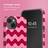 Selencia Vivid Tough Backcover met MagSafe iPhone 14 - Wave Vibes Lipstick