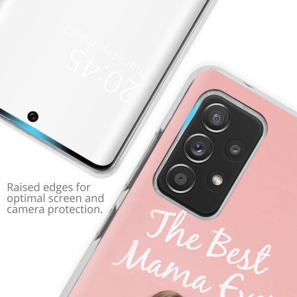 Ontwerp je eigen Clear Case Samsung Galaxy A72 - Transparant